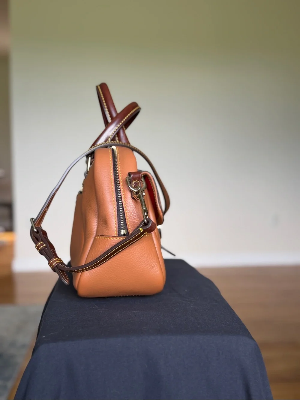 Dooney & Bourke structured pebble